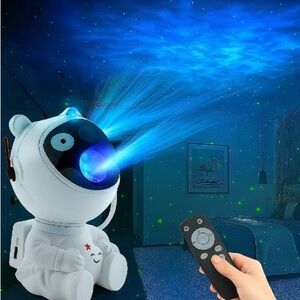 🤍New astronaut Galaxy Nebula Star Projector Night Light Aurora Lamp🤍